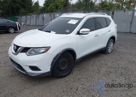 2016 Nissan Rogue S из США, поврежденный, VIN KNMAT2MT1GP677619